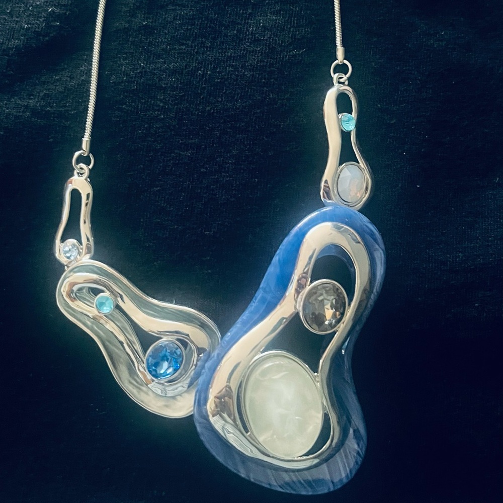 Never Worn-Stainless steel polish necklace from France